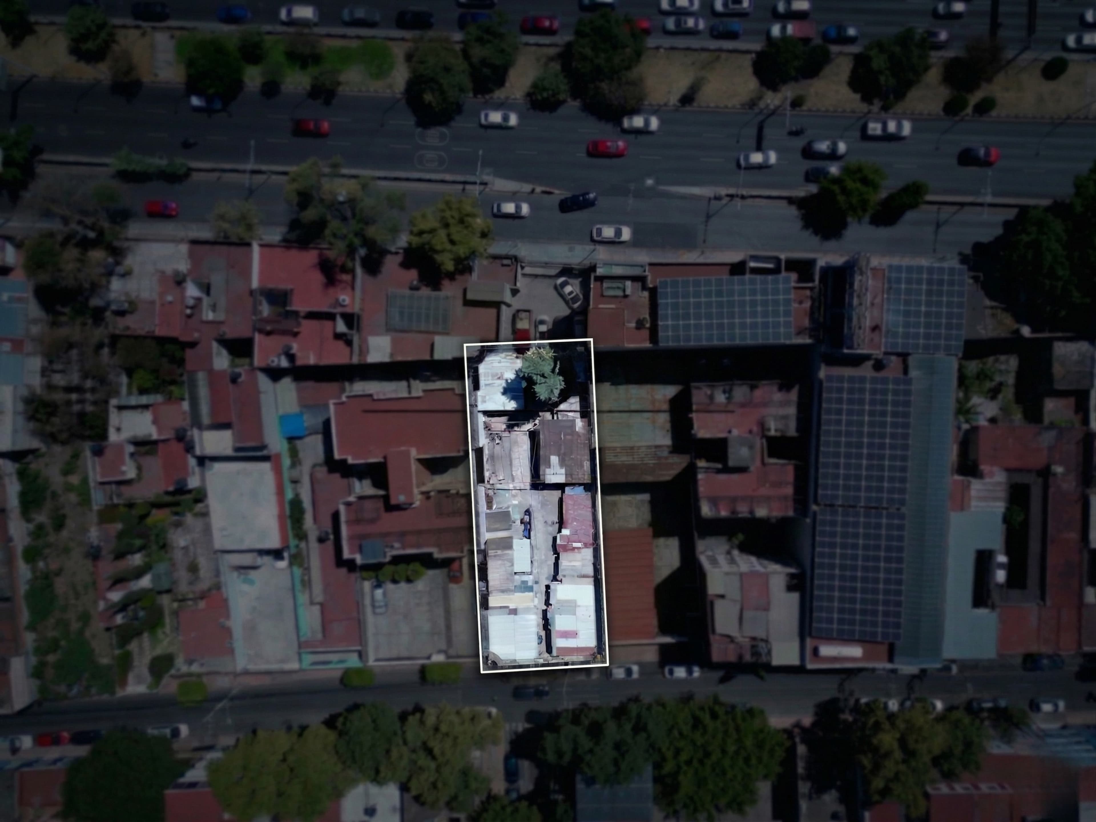 Vista aérea — contexto urbano